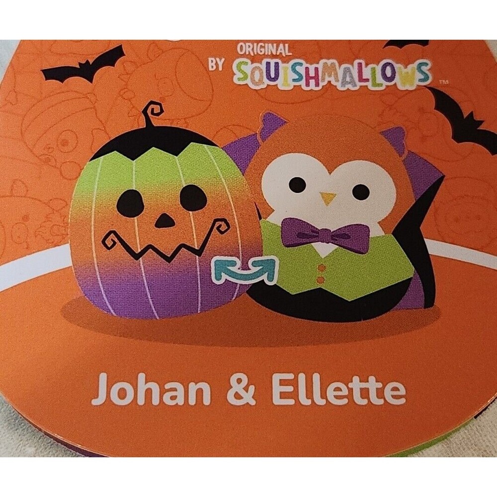 SQUISHMALLOWS FLIP A MALLOW Flipamallows JOHAN AND ELLETTE HALLOWEEN 11” 2023